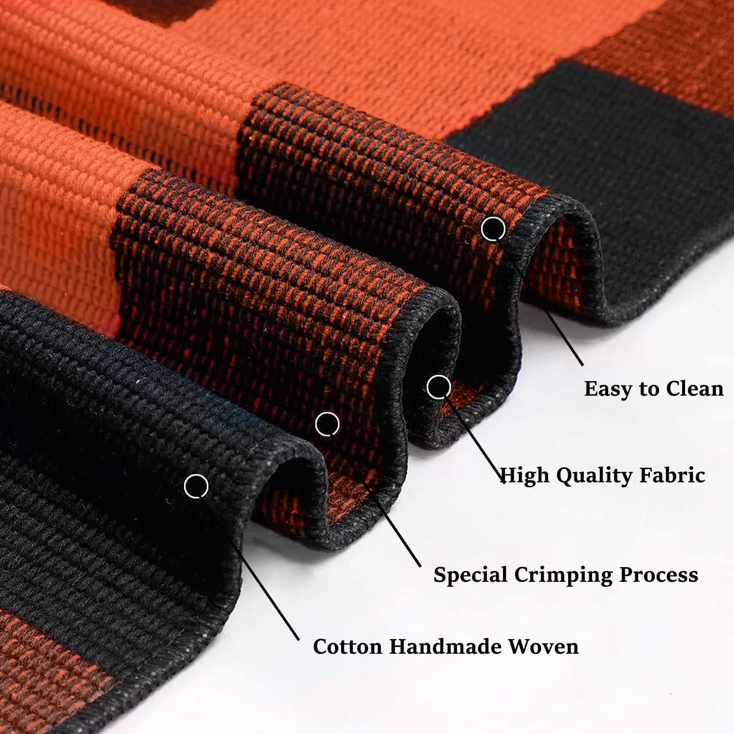 Detalle 2 de KILOCOCO Buffalo Plaid Rug, 2.3' x 3.6