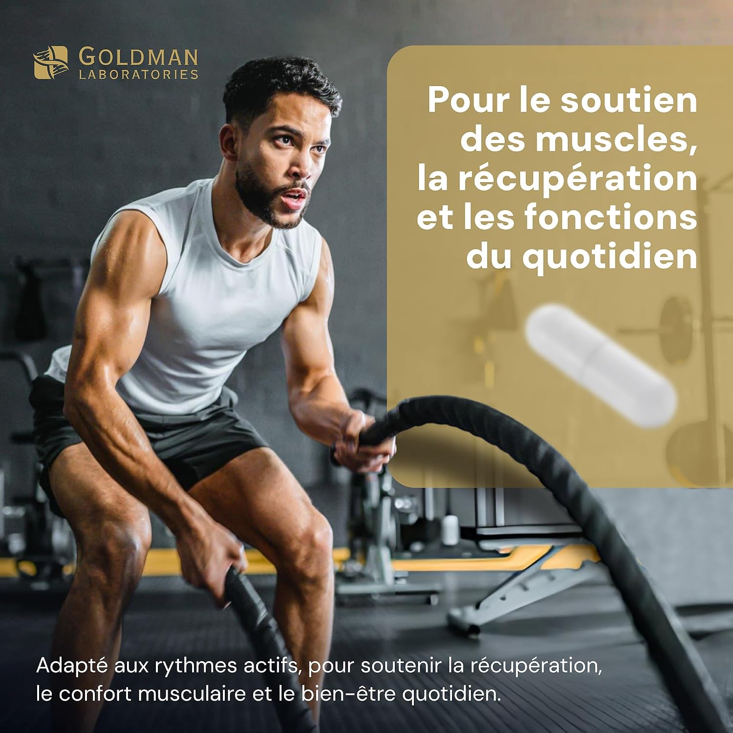 Thumbnail 3 de Magnésium liposomal Goldman Laboratories – Complexe breveté (90 capsules) à libération lente