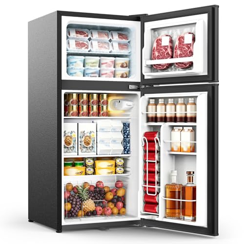 Imagen de WELLENT 127L Fridge with Freezer (Double Door) – Quiet, Efficient, and Flexible en OfertitasTOP