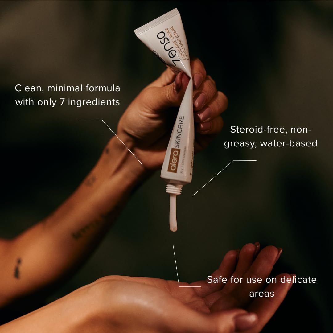 Detalle de Zensa ZENSA-1PK 5% Lidocaine Numbing Cream, 30g Water-Based Formula