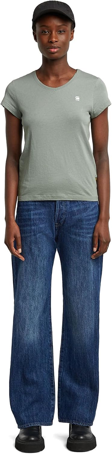 Detalle de G-STAR Women’s Moto Slim U-Neck Top