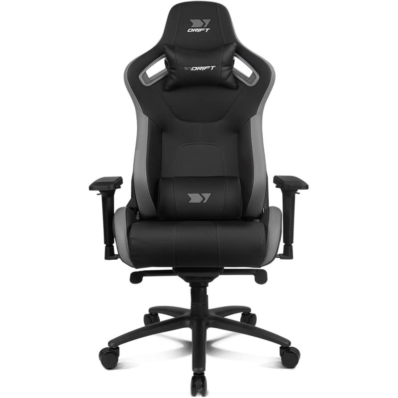 Detalle de Drift DR600 Extra Wide Silla Gaming Negra/Gris de alto respaldo