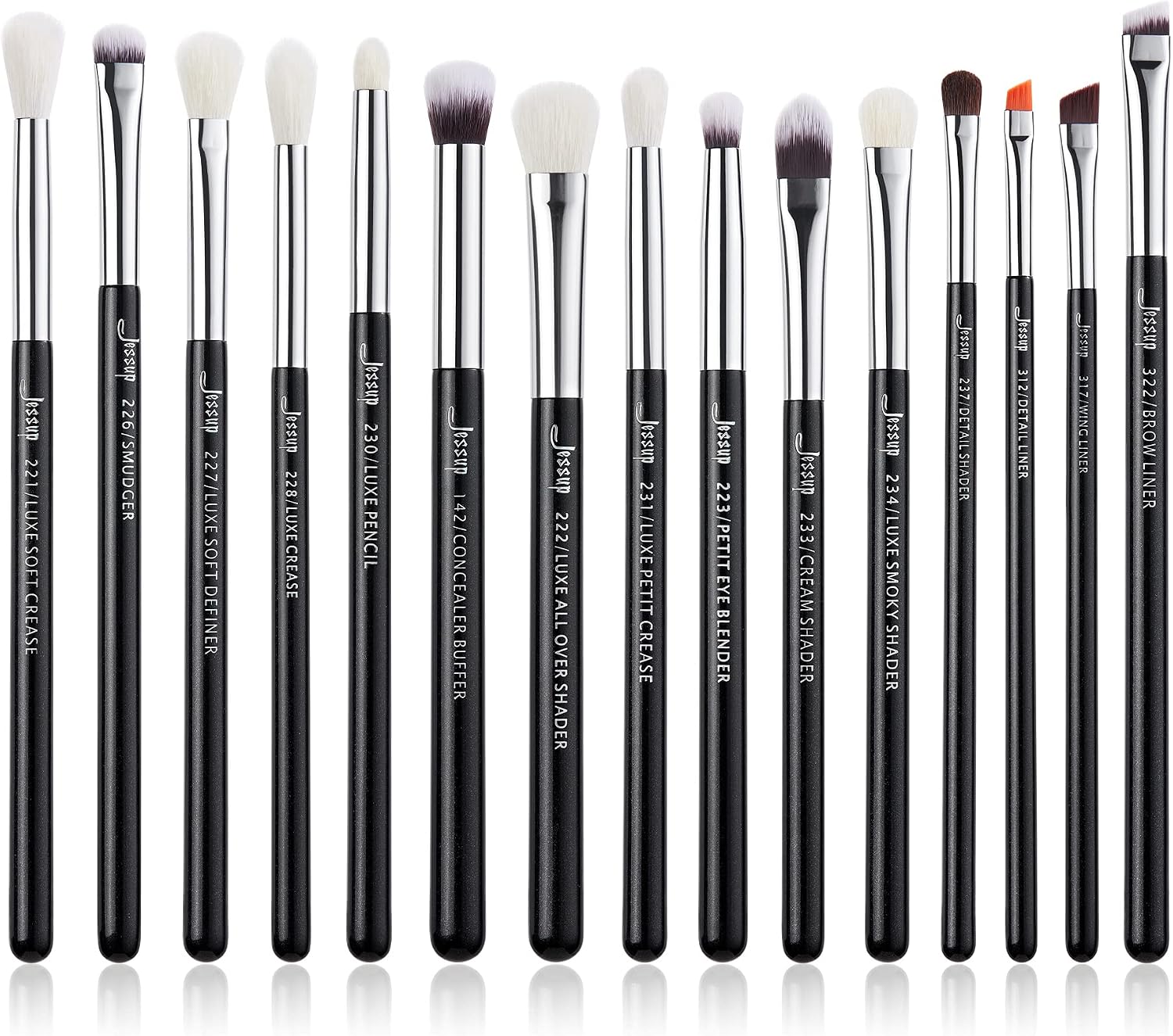 Detalle de Jessup Jessup set pinceaux yeux 15 pièces