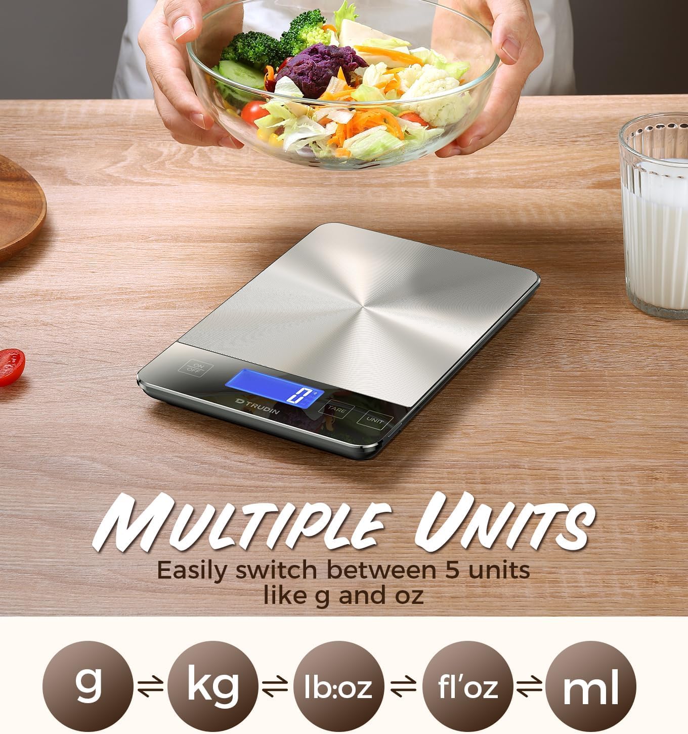 Thumbnail 4 de NASA-Grade 33lb Digital Kitchen Scale ⚖