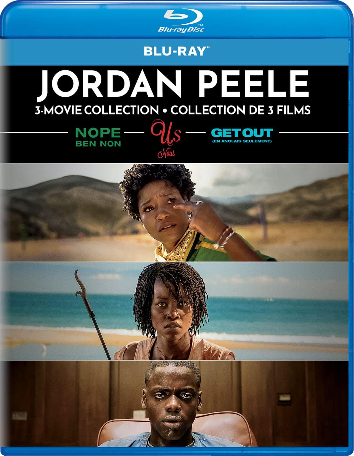 Detalle de Jordan Peele 3-Movie Collection Blu-ray with Three Films and Bonus Features