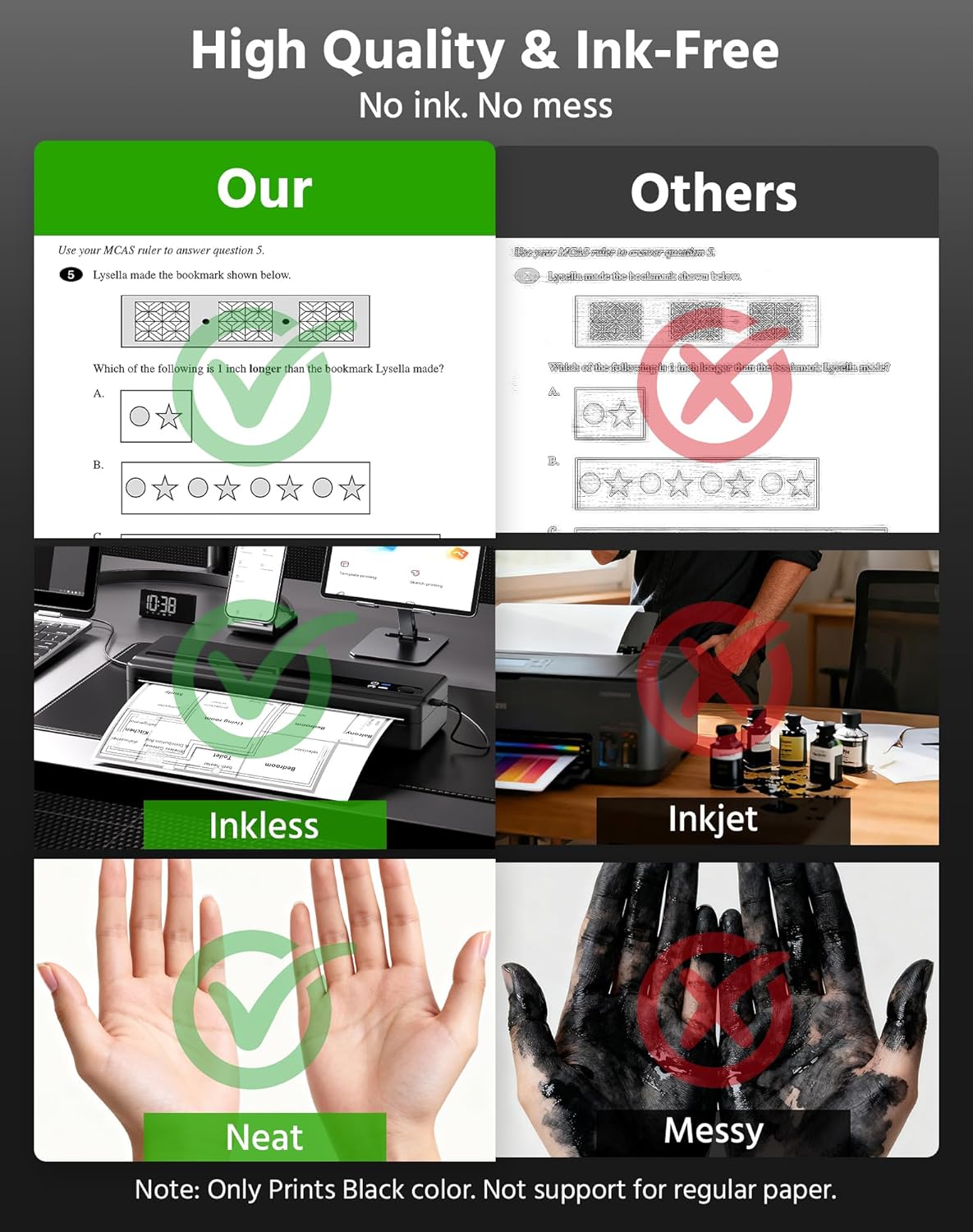 Thumbnail 1 de BORN4SHIP PB821 Portable Wireless Printer: Inkless On‑the‑Go Printing