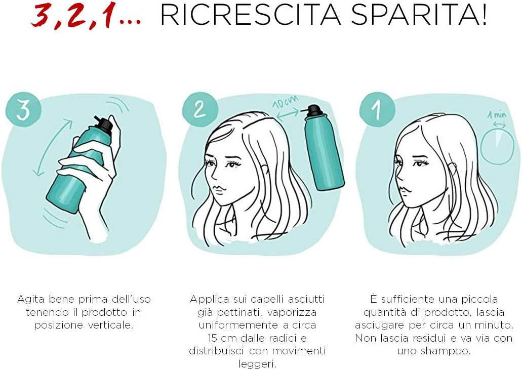 Thumbnail 3 de L’Oréal Paris Spray Ritocco Perfetto Castano – Ritocco istantaneo per radici e capelli bianchi, fino al prossimo shampoo (75 ml)