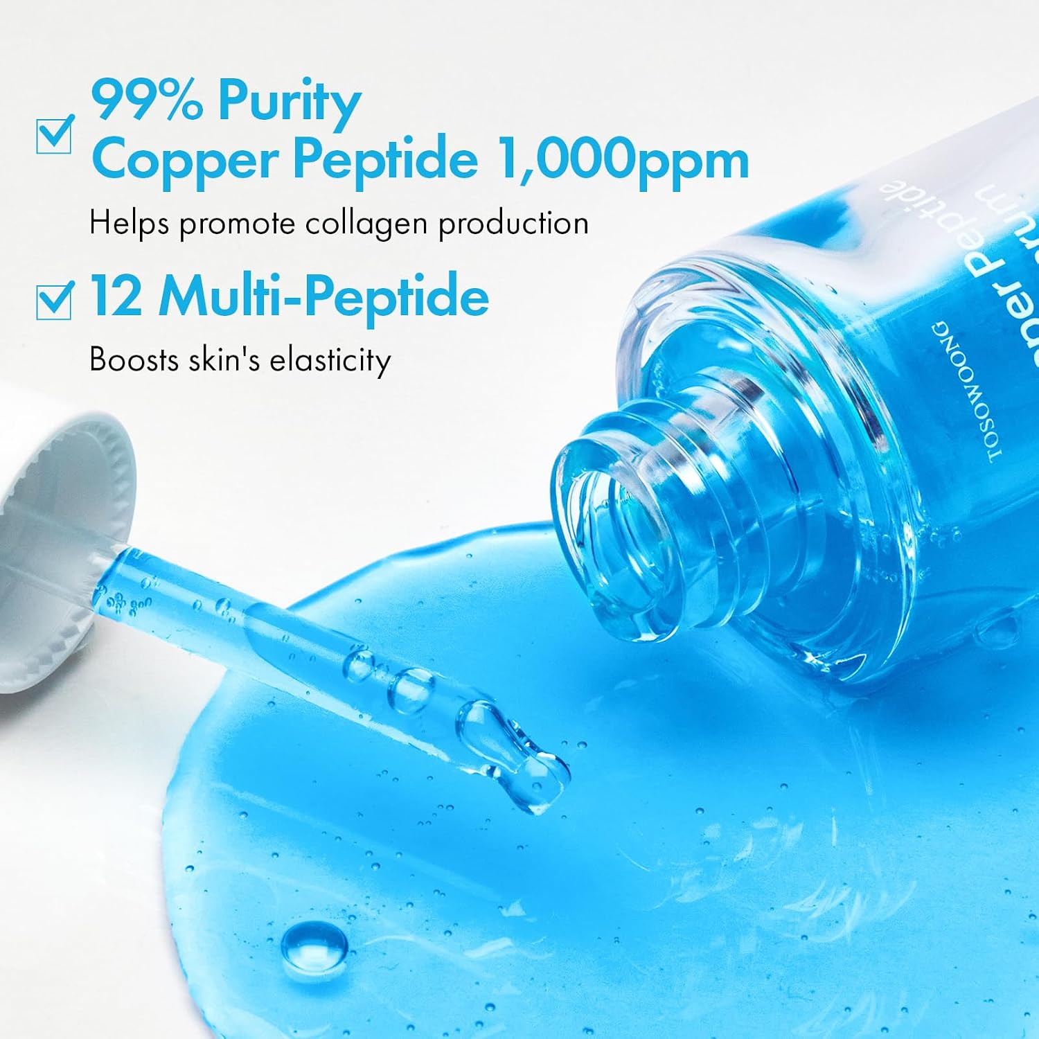 Detalle de TOSOWOONG Copper Peptide Face Serum 33 ml ๐ง