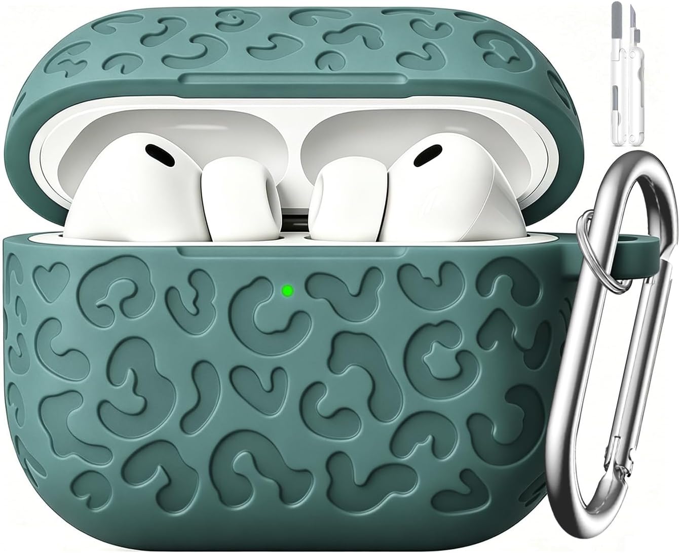 Detalle de MCTOPZO AirPods Pro 3 Silicone Case S-Green