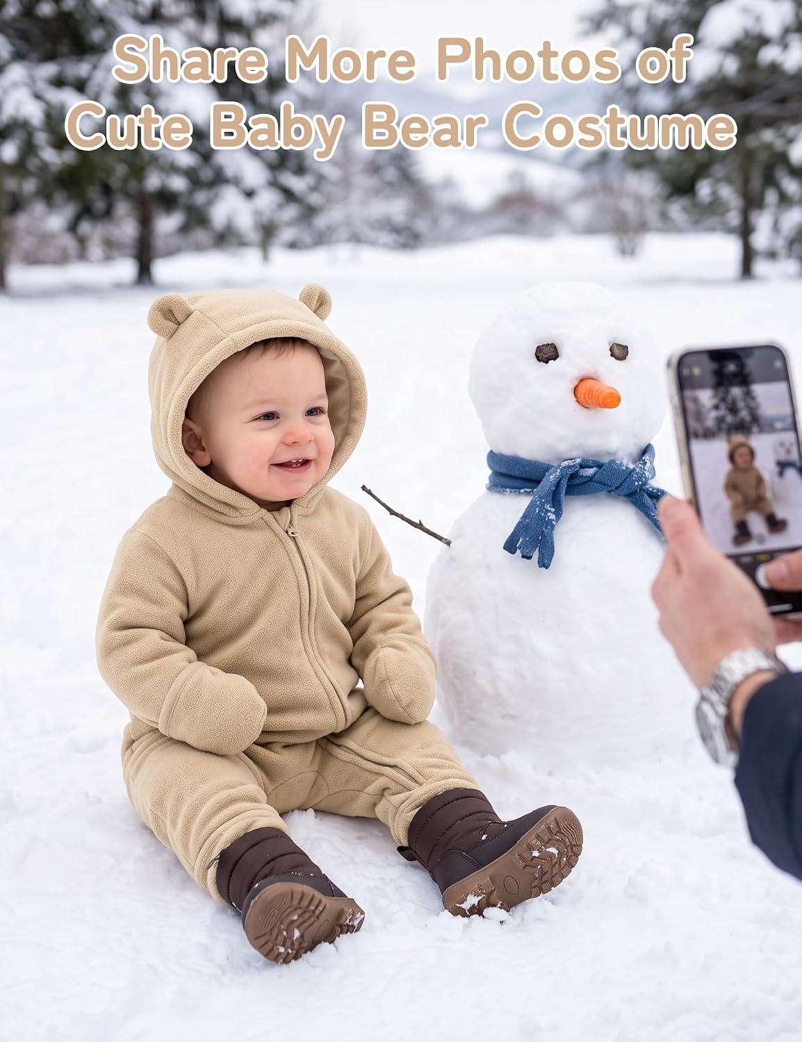 Detalle de Babymine Baby Snowsuit Fleece
