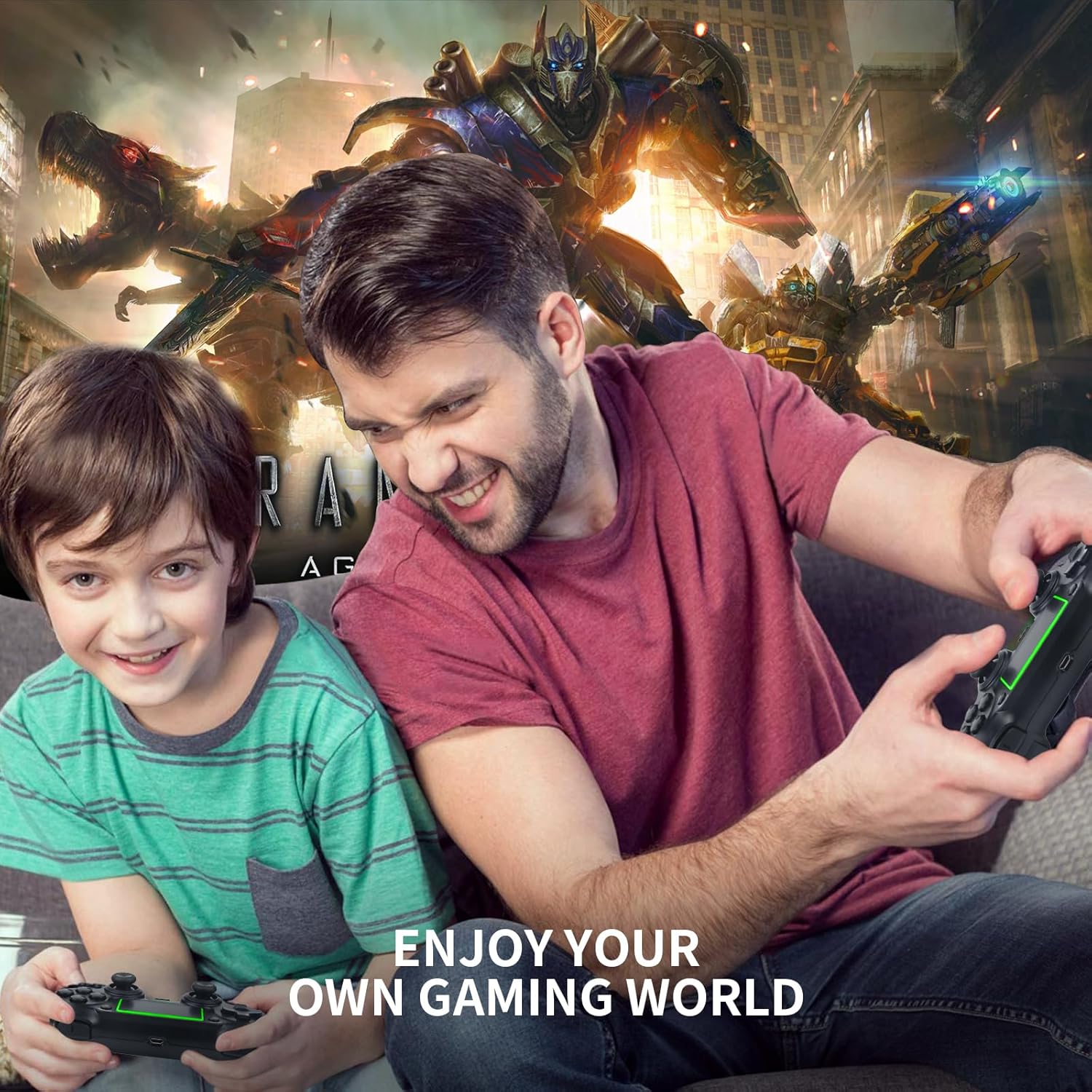 Thumbnail 6 de Holilo Controller wireless per PS-4: controller compatibile PS4/Pro/Slim, vibrazione doppia e touch panel