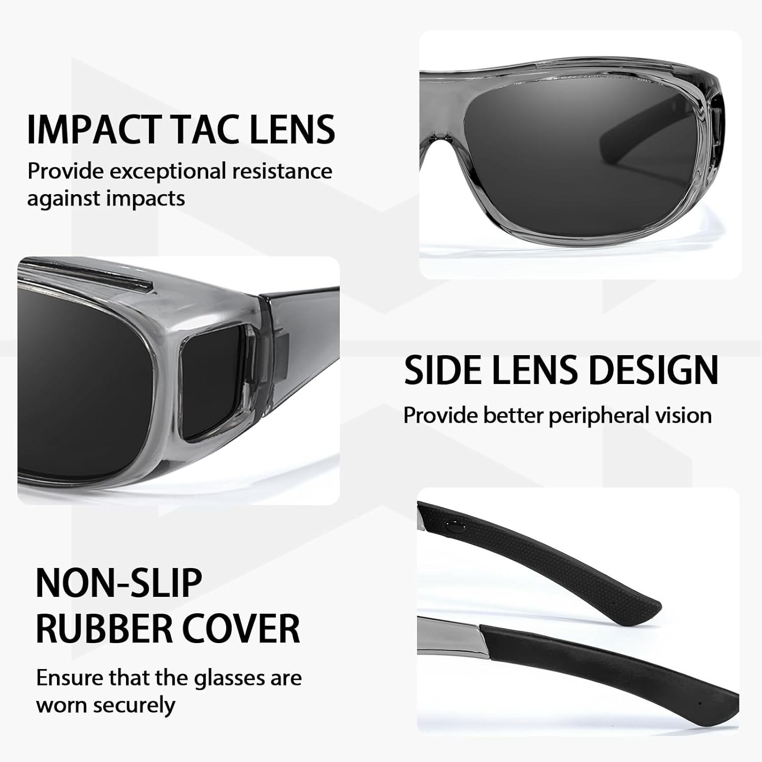 Thumbnail 5 de Myiaur fit over sunglasses with polarised wraparound lenses (UV400) for driving and outdoors