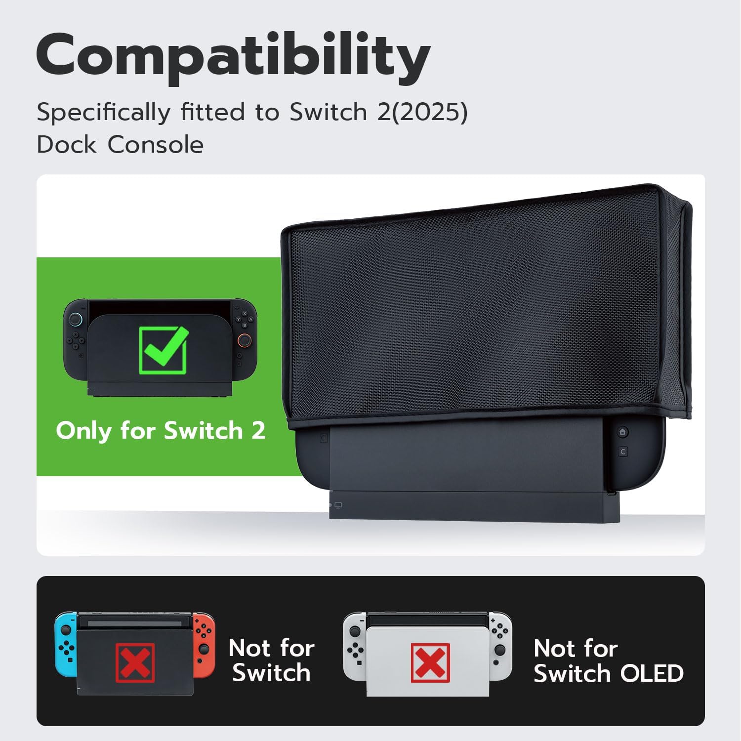 Detalle 2 de Tolesum Étui Switch 2 anti-poussière