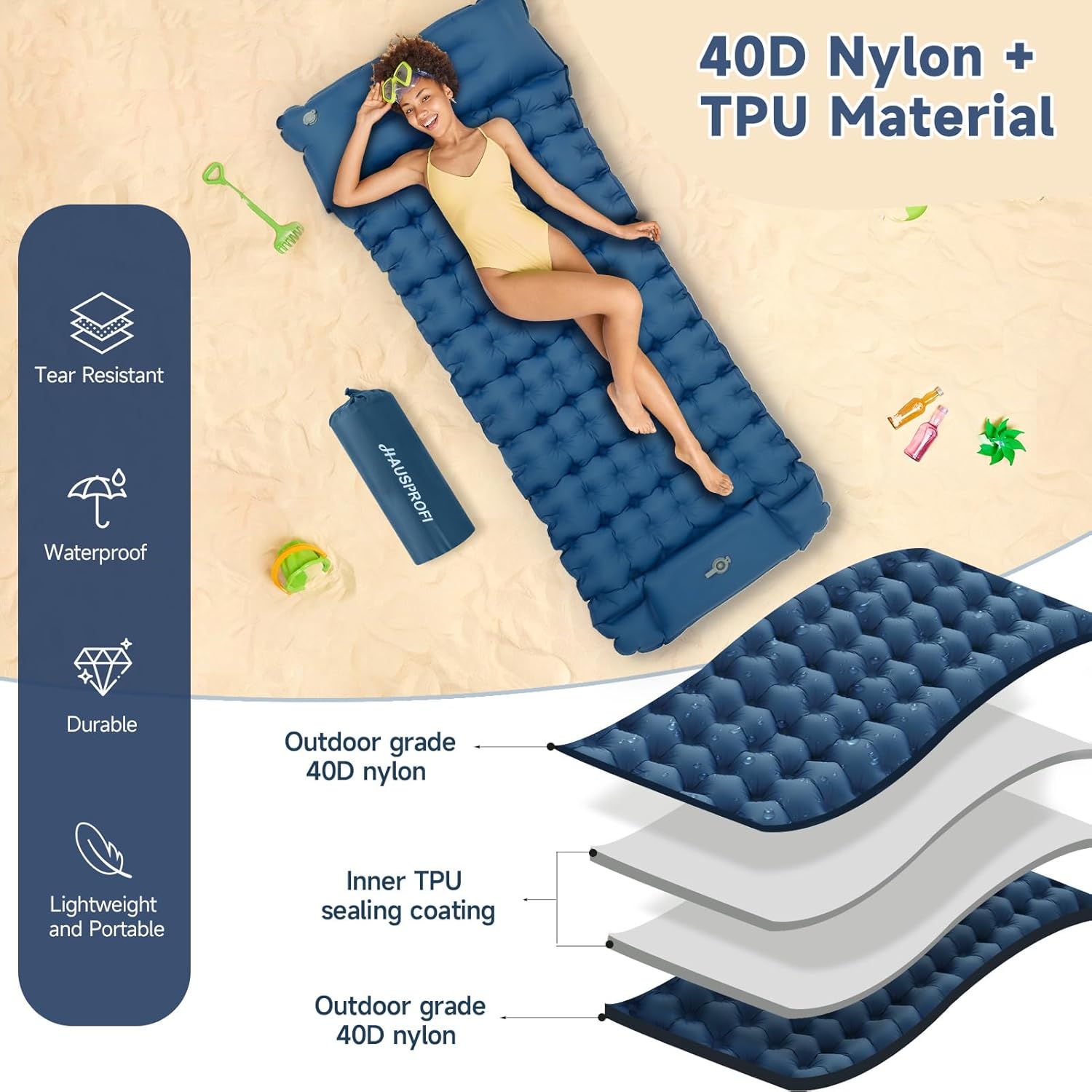 Thumbnail 2 de Aptliton Inflating Sleeping Pad, 10cm