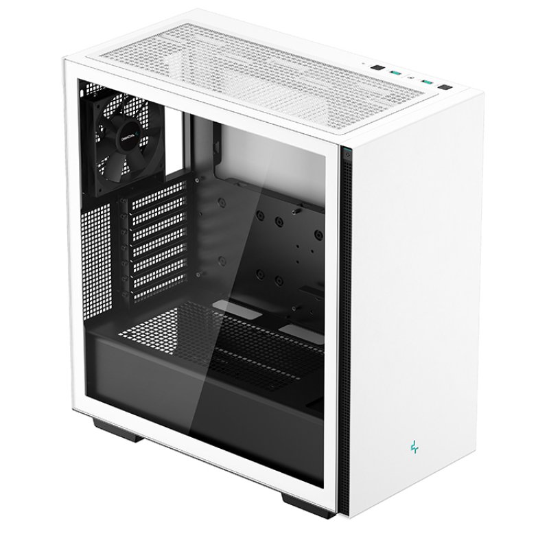 Detalle de DeepCool CH510 Cristal Templado USB 3.0 Blanca