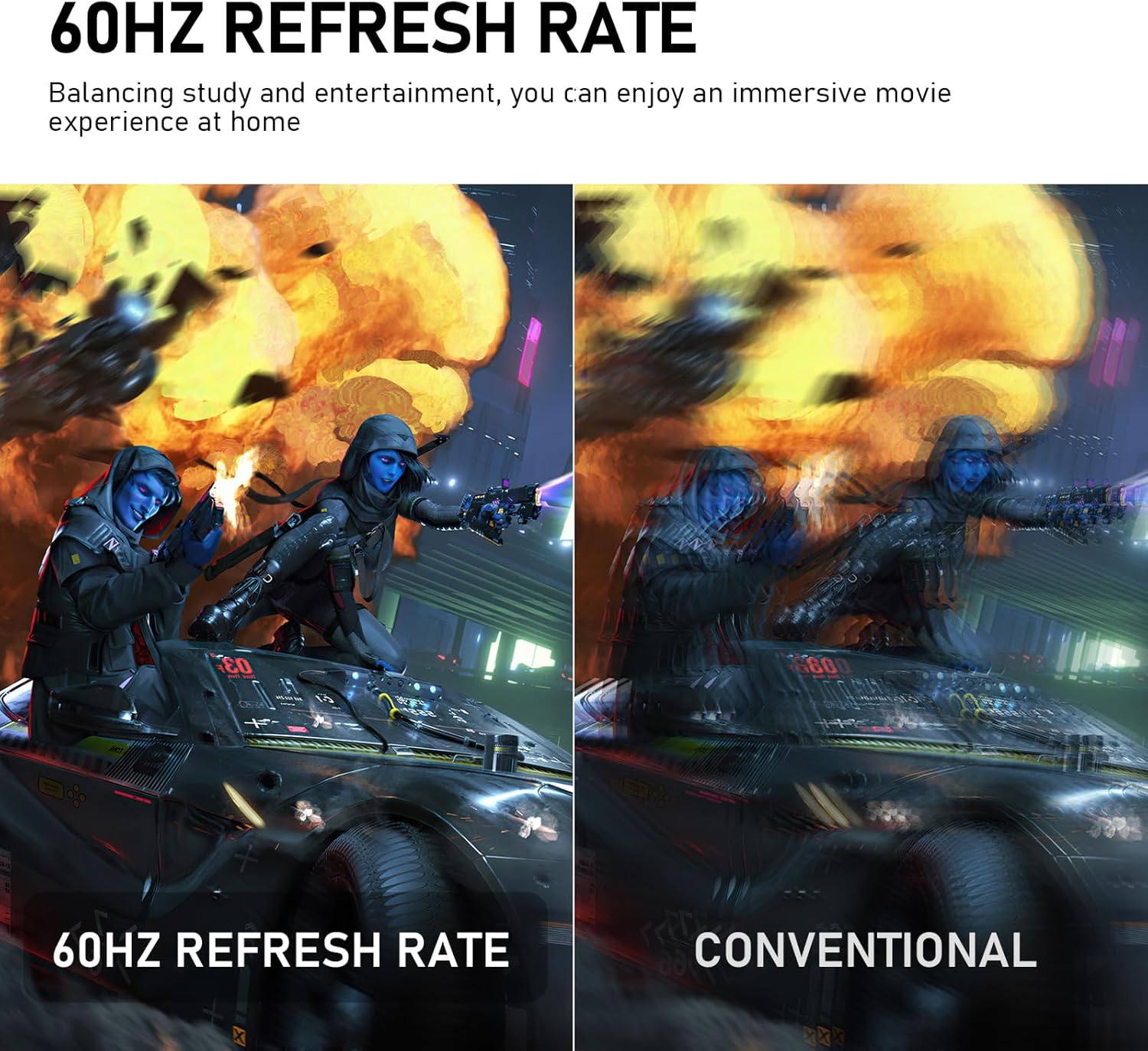 Thumbnail 5 de Gawfolk 28 inch UHD 4K IPS monitor with 3:2 aspect ratio, built-in speakers and Adaptive Sync (white)