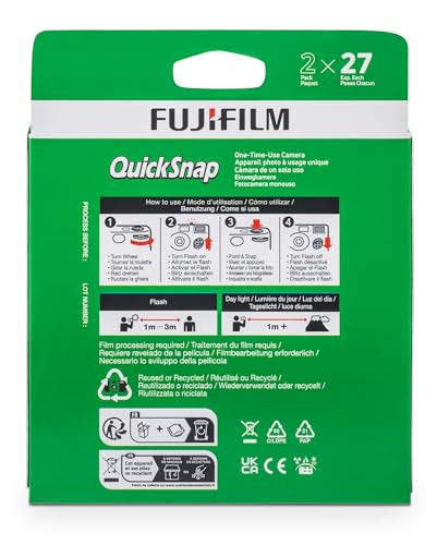 Thumbnail 3 de Fujifilm QuickSnap Flash 400 One-Time-Use Camera - 2 Pack (instax)