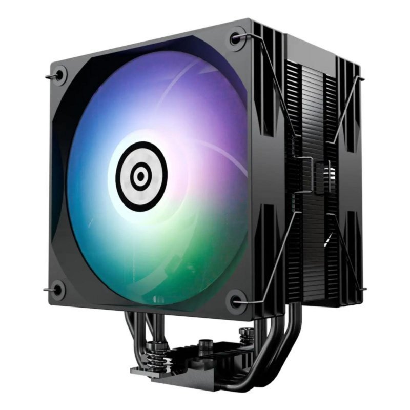 Detalle de Enermax ETS-T41D-ARGB: disipador CPU 2x120 mm con ARGB y TDP 250 W — ficha rápida