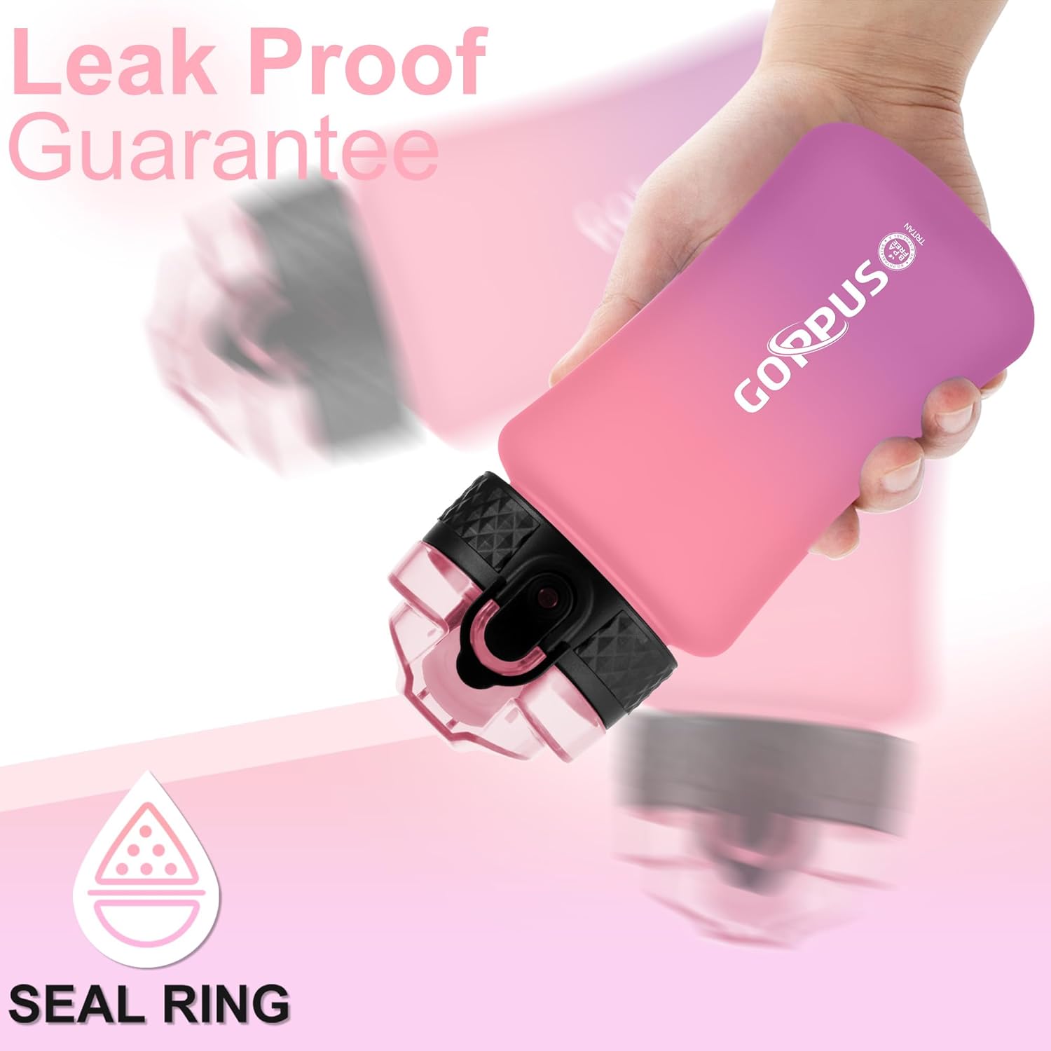 Thumbnail 4 de GOPPUS 350ml Kids Water Bottle with Straw