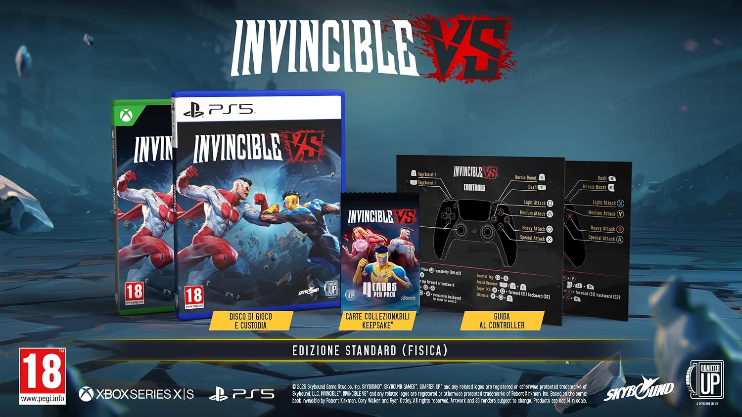 Detalle de Invincible VS (PlayStation 5) – Combo rapide e battaglie 3v3 nell’universo di Invincible