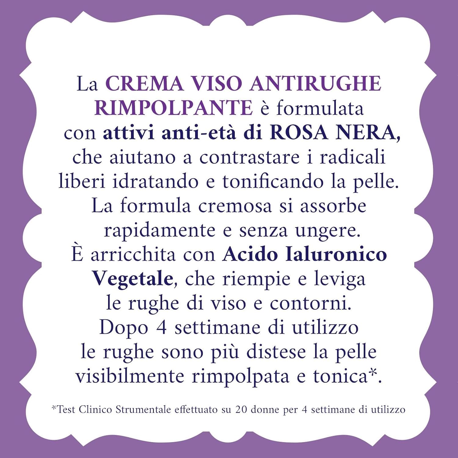 Thumbnail 2 de Acqua alle Rose: Crema Viso Antirughe Rimpolpante con Rosa Nera e Acido Ialuronico Vegetale, 50 ml