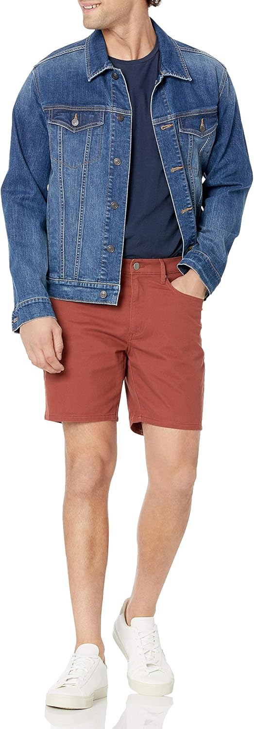 Thumbnail 3 de Amazon Essentials Men’s Slim Fit 7" (18cm) Stretch 5-Pocket Jean Shorts