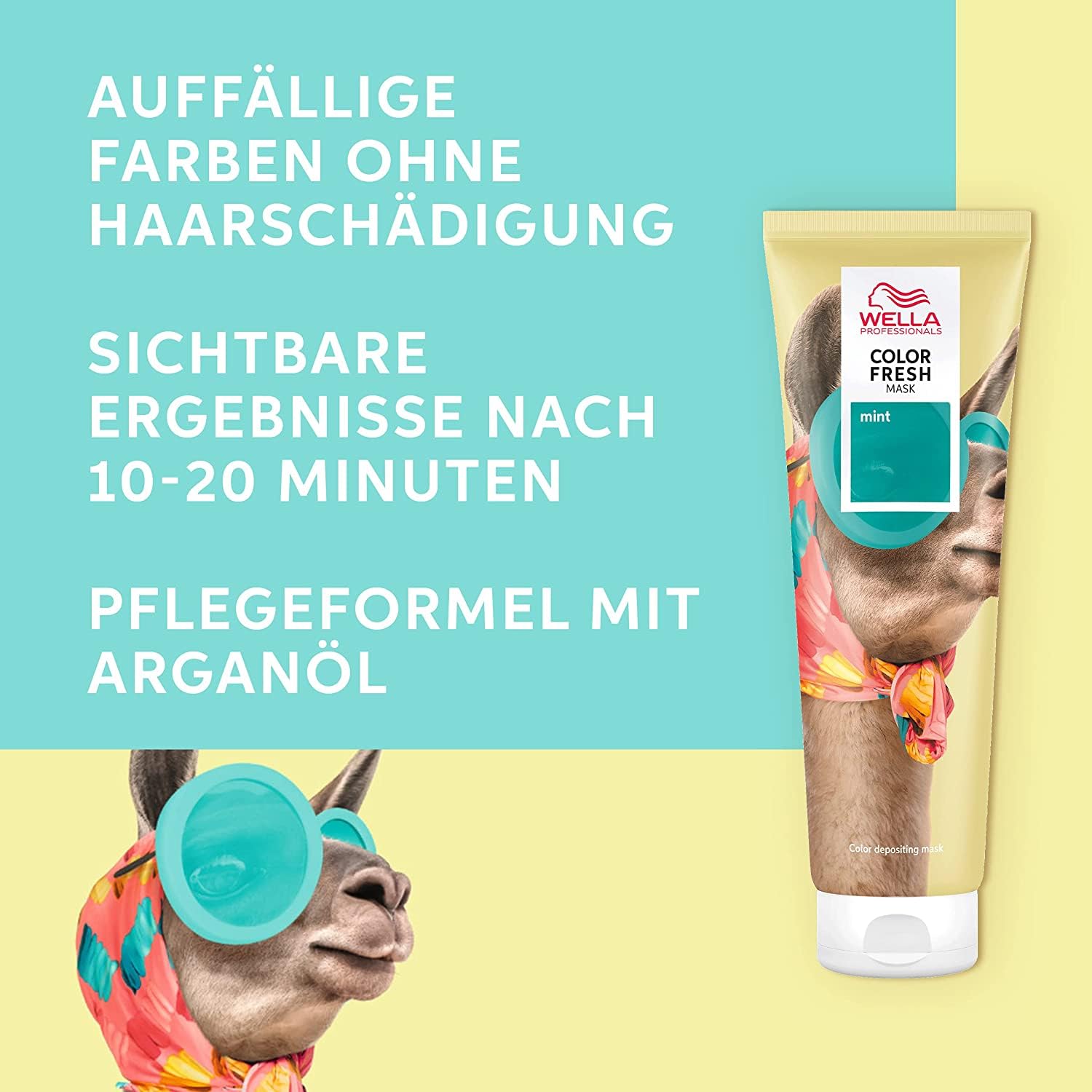 Detalle de Wella Professionals Color Fresh Mask – Farbauffrischende Haarkur & Tönung mit Avocadoöl für blondes Haar
