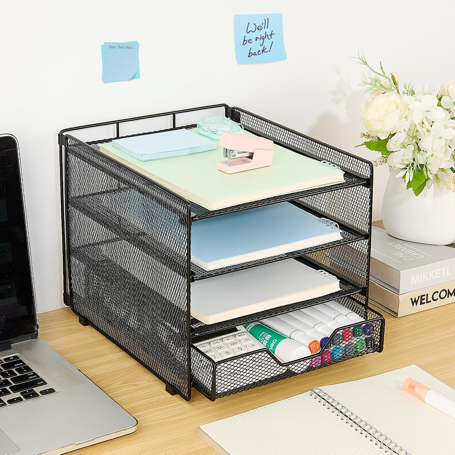 Detalle de OPNICE Desk Organizer, 4-Tier