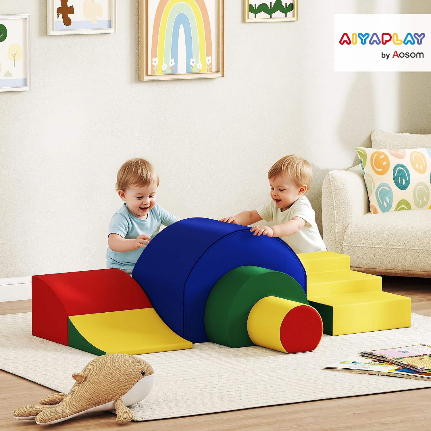 Thumbnail 1 de AIYAPLAY Parcours motricité bébé modulable