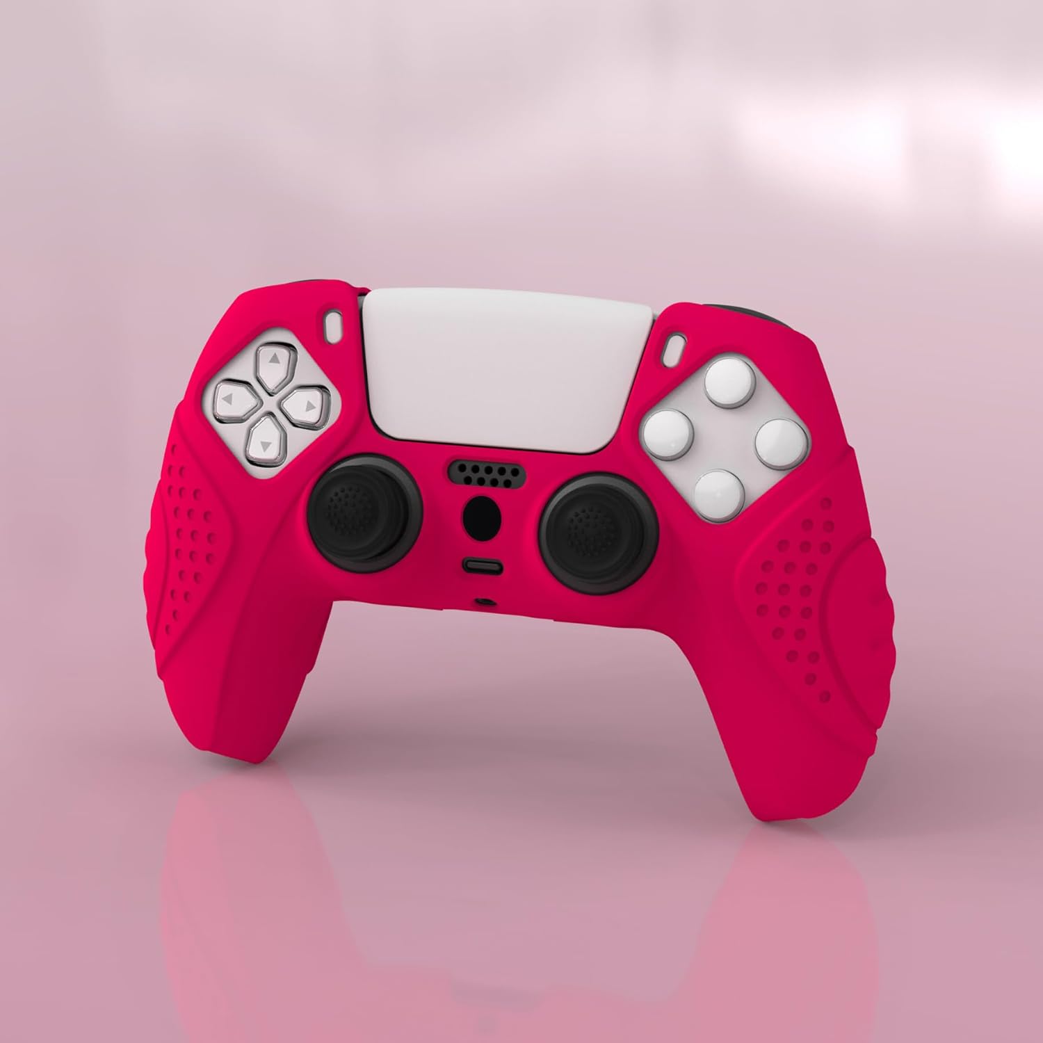 Thumbnail 2 de eXtremeRate PlayVital Guardian Edition Ergonomic Silicone Case for PS5 Controller (Bright Pink)