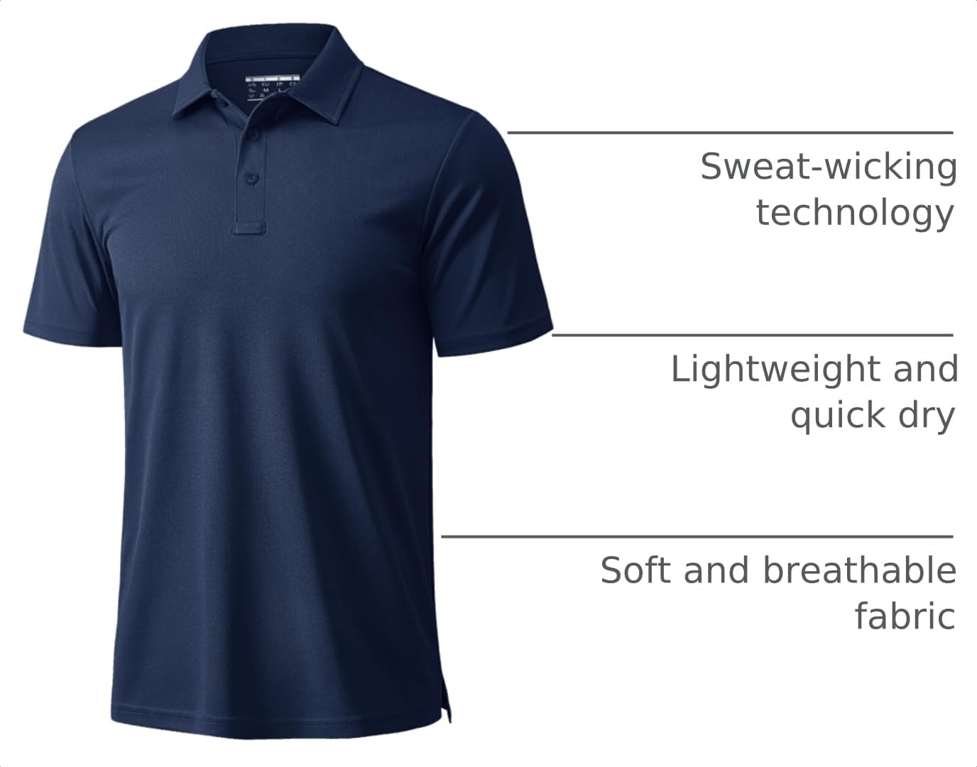 Thumbnail 3 de MAGCOMSEN Men's Polo Quick Dry