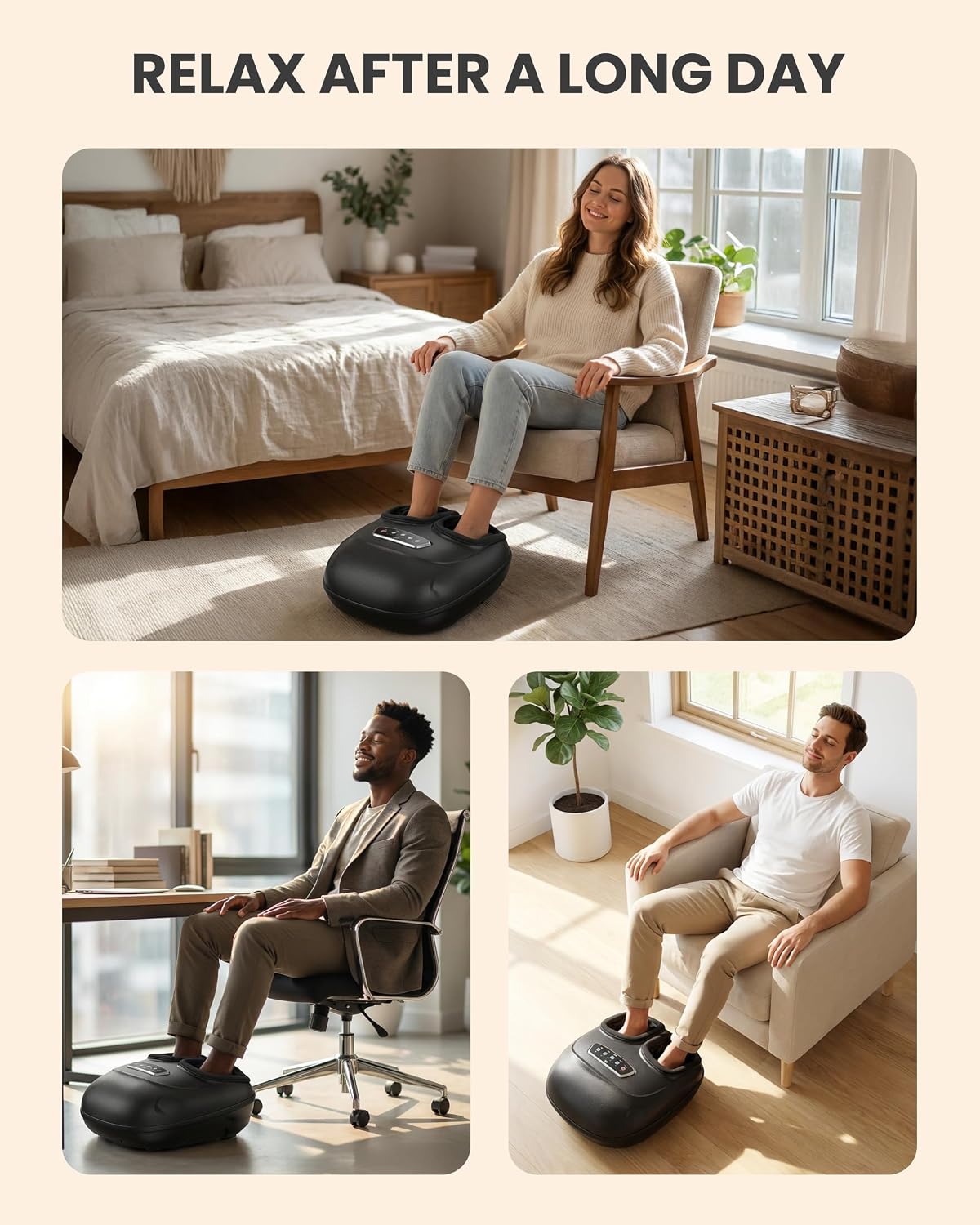 Detalle 2 de CILI FSA Eligible HSA Shiatsu Foot Massager ⚙