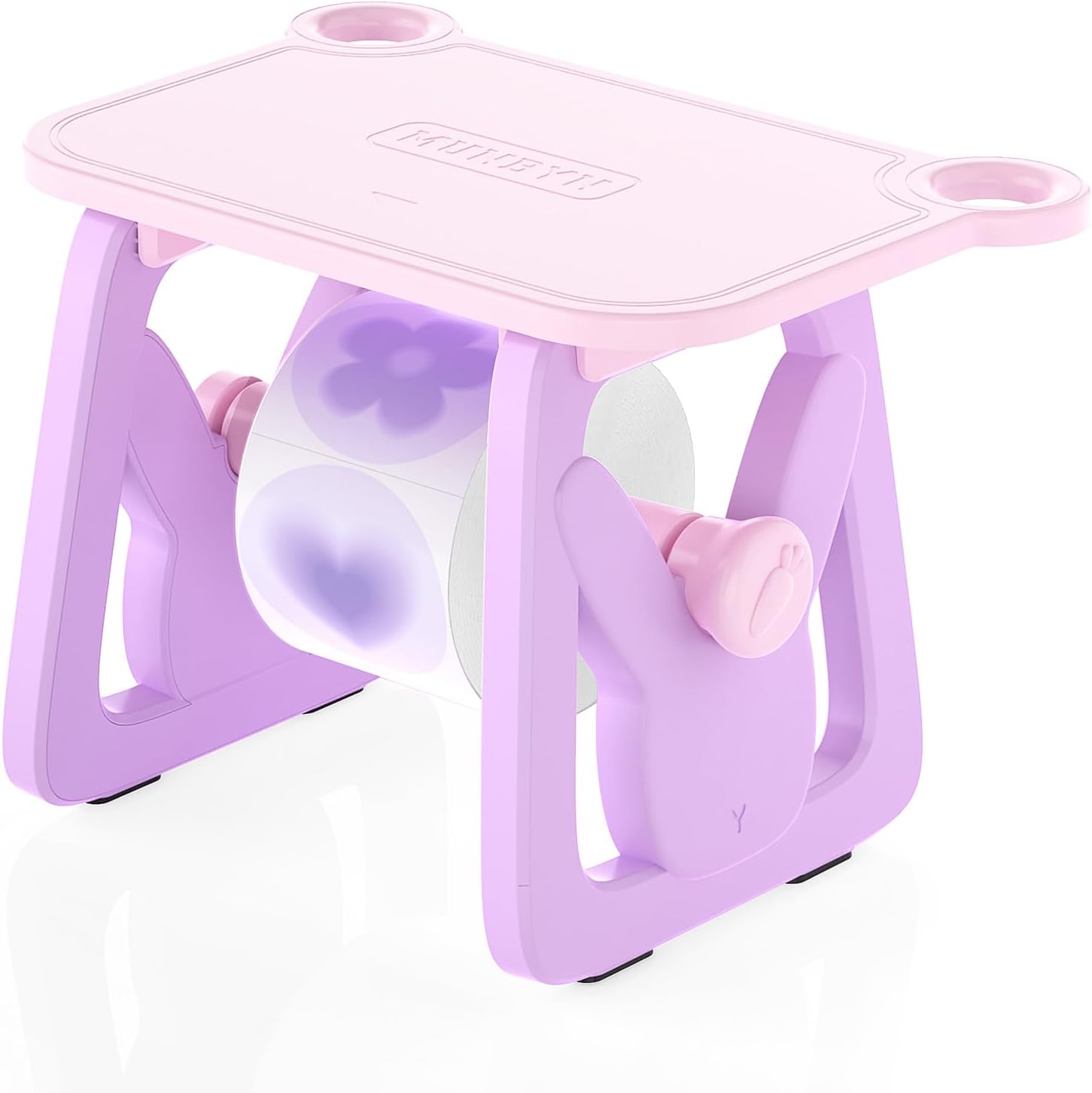Nouveau Porte-Étiquettes MUNBYN: Porte-étiquettes et Organiseur pour Imprimantes Thermiques 4x6 (Violet)