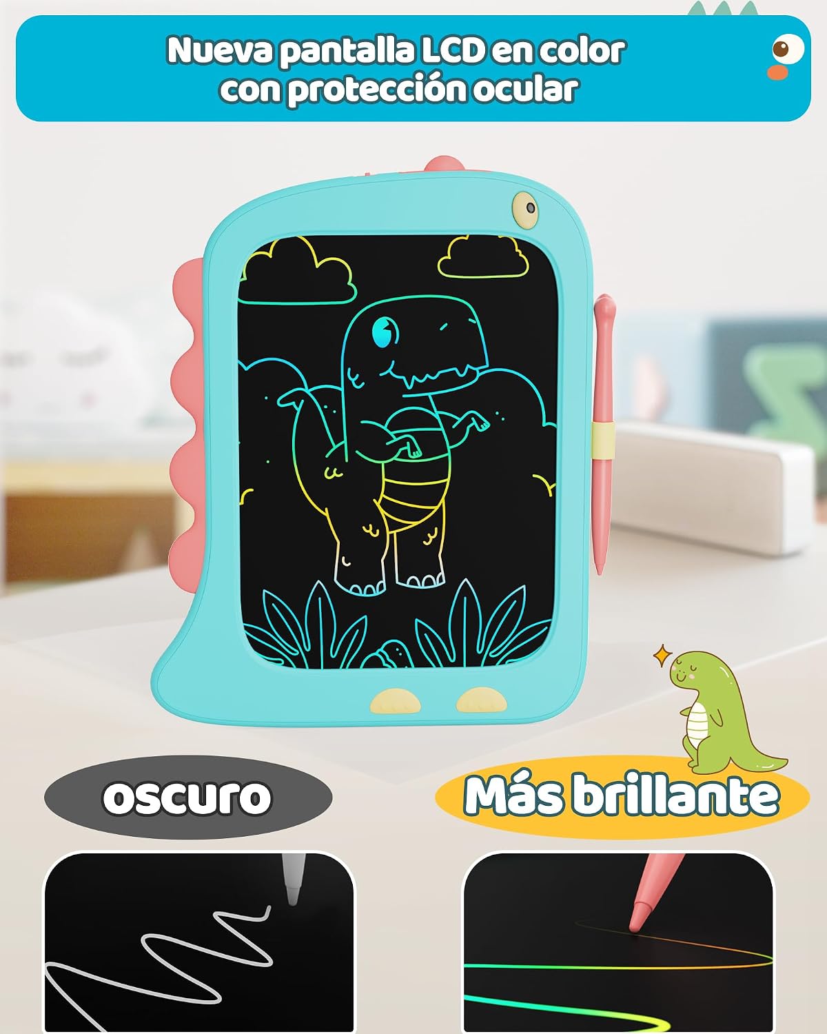 Thumbnail 2 de ORSEN Pizarra Mágica Infantil 8,5 Pulgadas