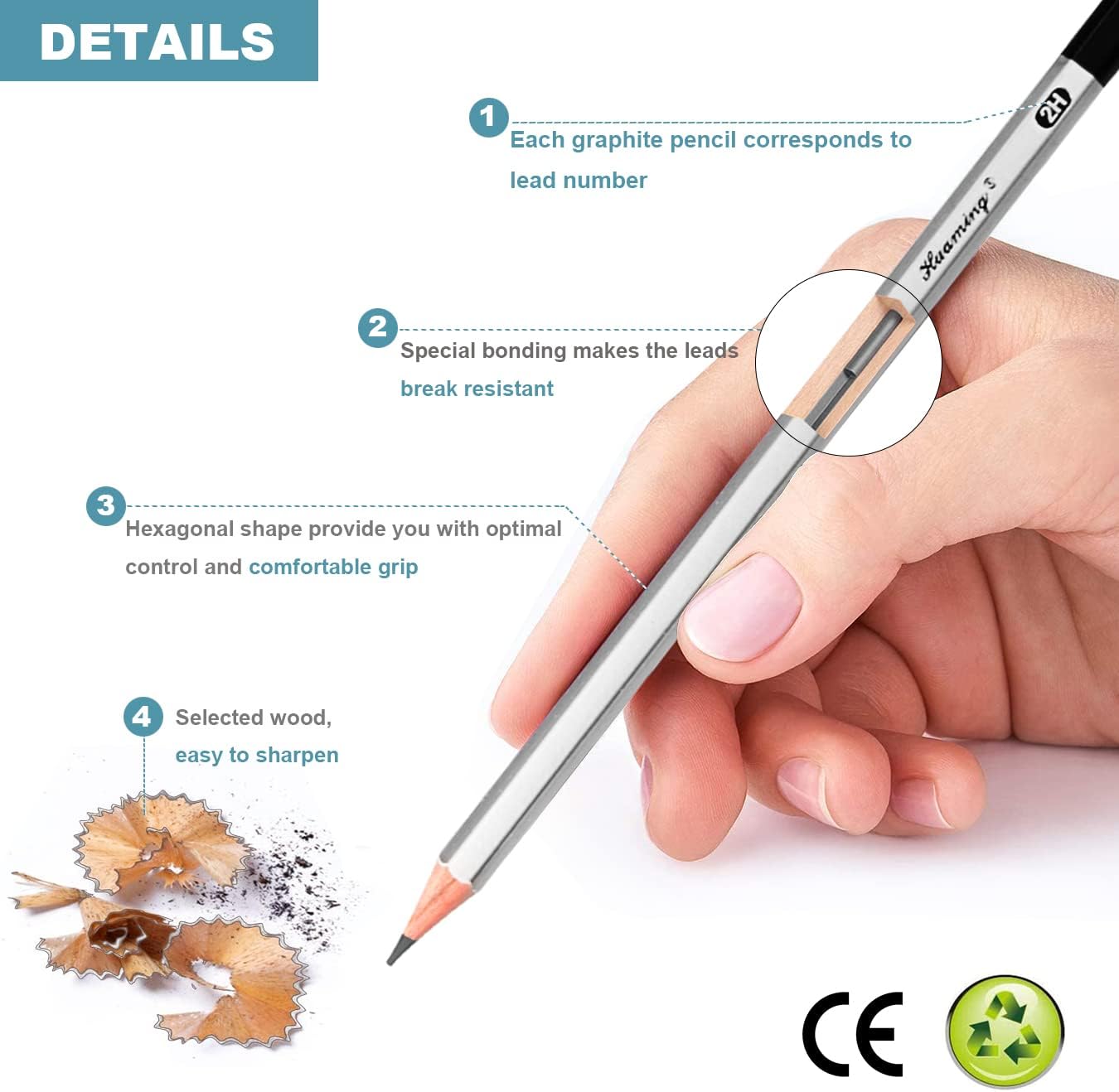 Thumbnail 3 de Surcotto Bleistift Set 21 Bleistifte