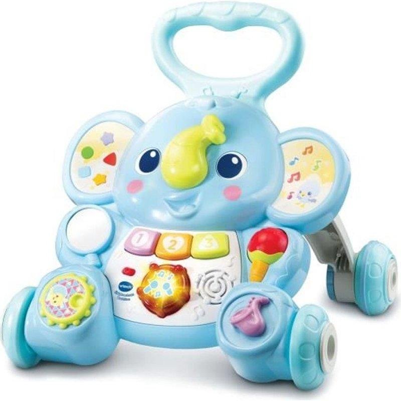 Detalle de Caminador para bebé VTech Baby Elephanteau Trottino Azul (9–36 meses)