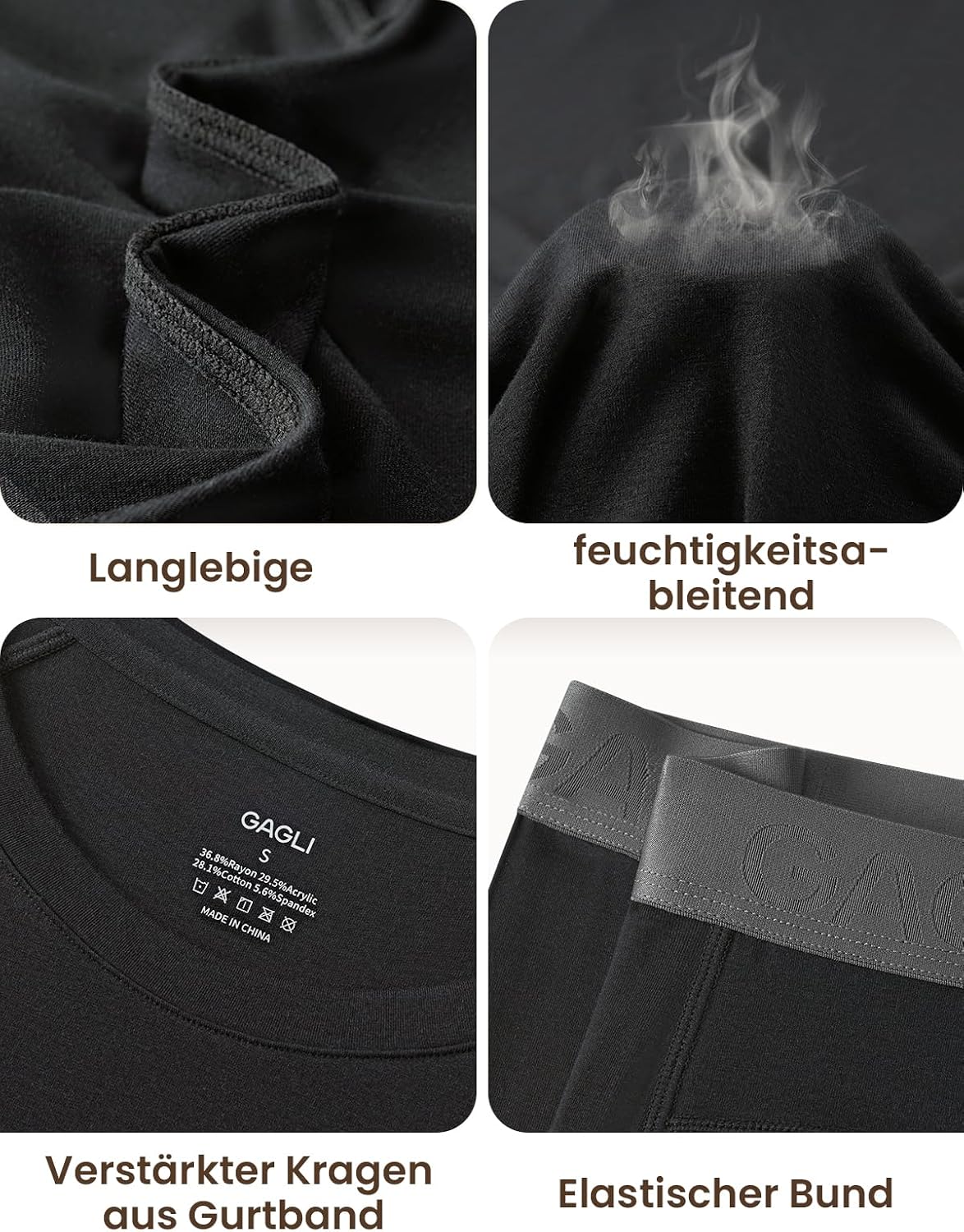 Thumbnail 4 de gagli Baselayer Thermounterwäsche Set 5℃–15℃