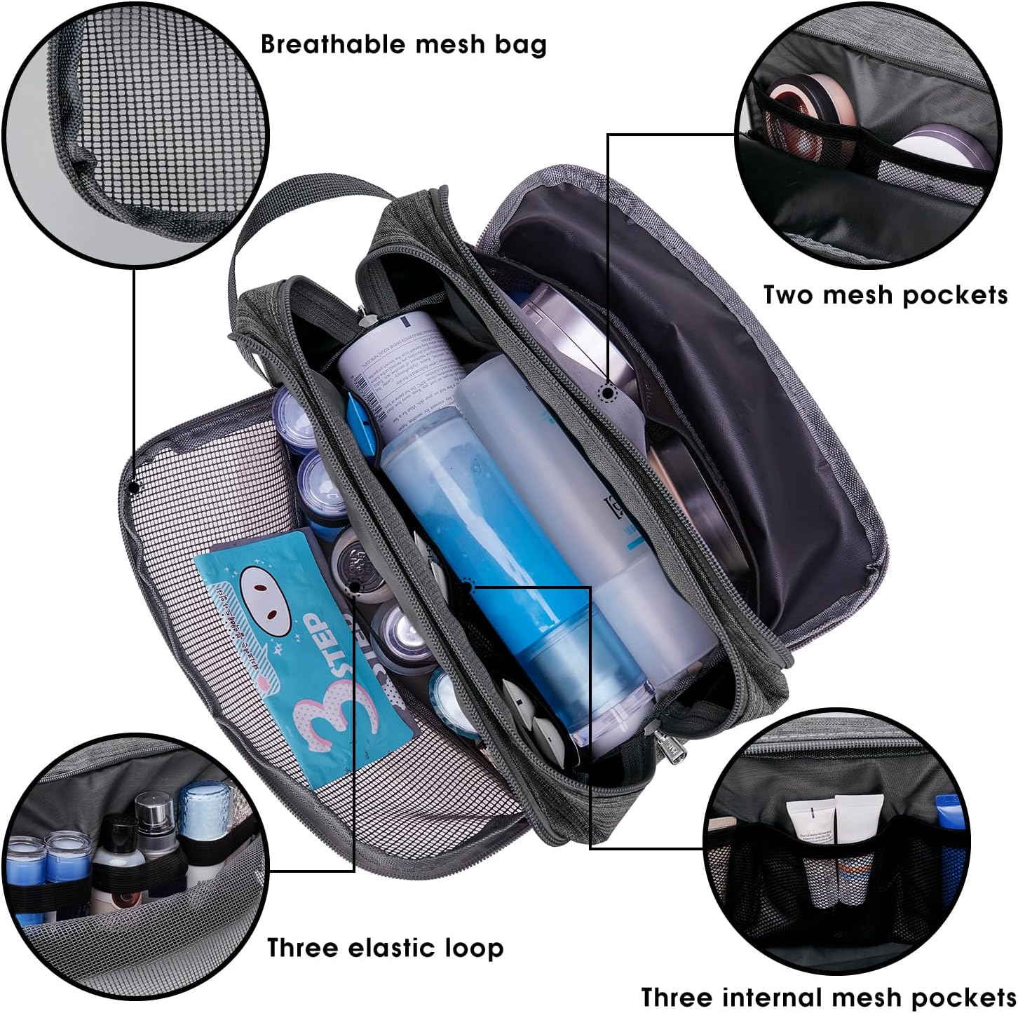 Thumbnail 1 de WANDF Toiletry Bag 145 g water-resistant