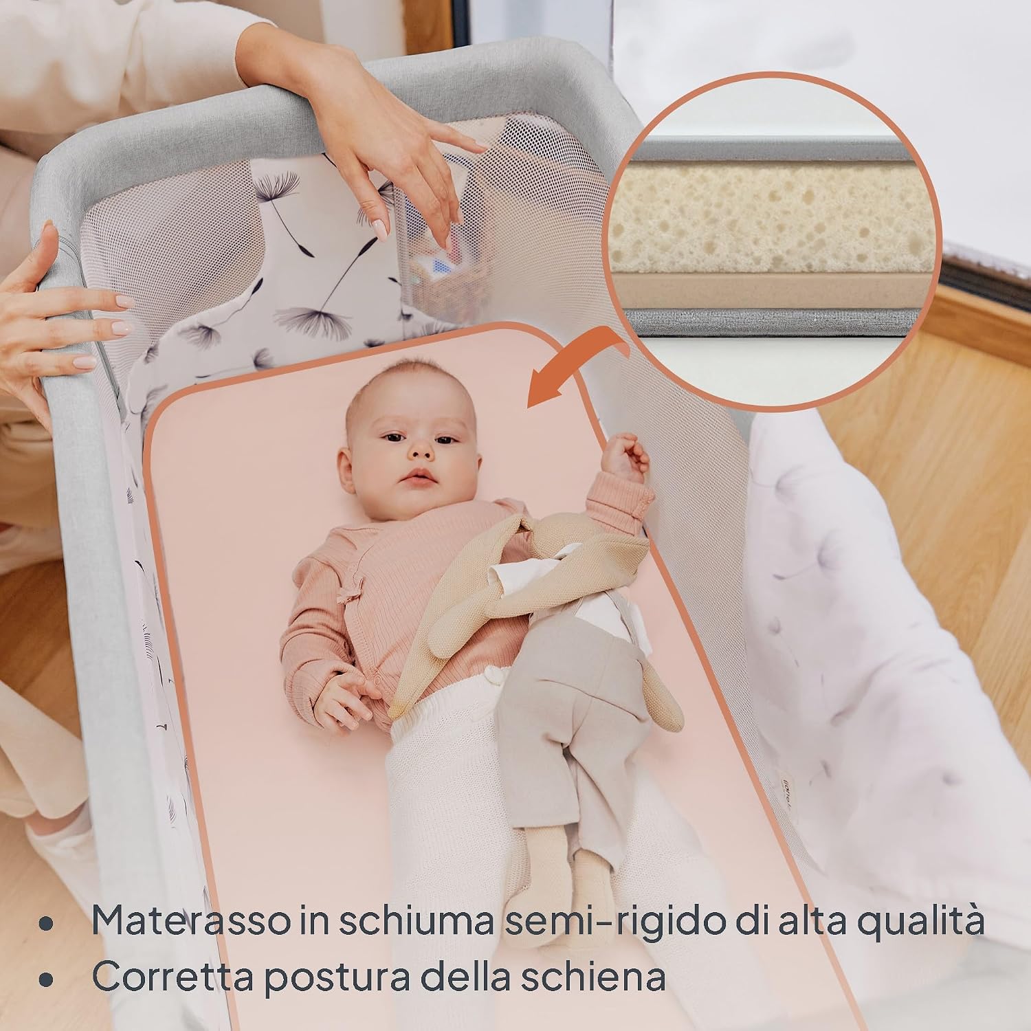 Thumbnail 2 de Lionelo Aurora 3in1: culla, co-sleeping e lettino da viaggio per neonato fino a 9 kg