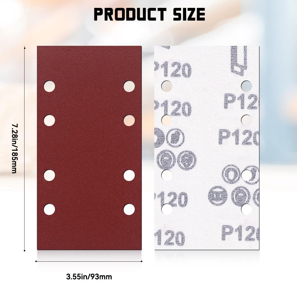 Thumbnail 5 de Sanding sheets 93 x 185mm