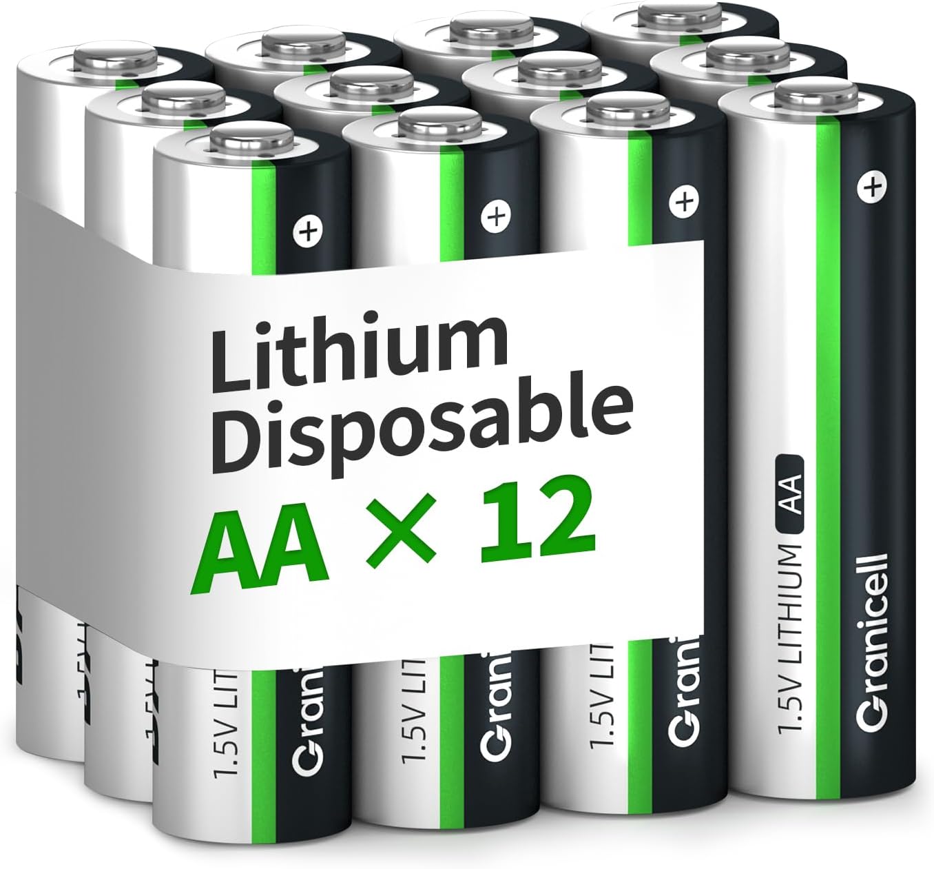 Detalle de Lithium-AA 12er-Pack Granicell 1,5V