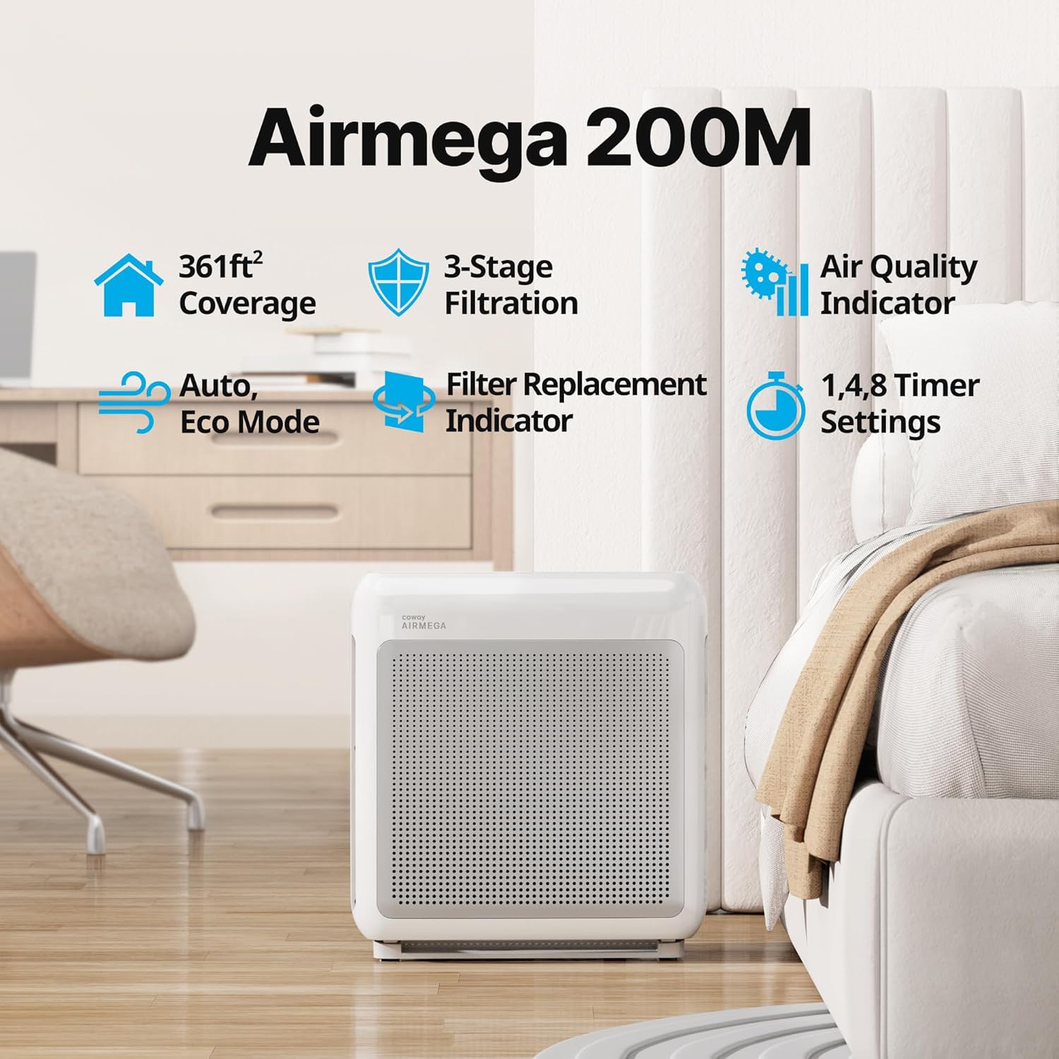 Thumbnail 1 de COWAY Air Purifier 1,748 ft² Coverage 🌬