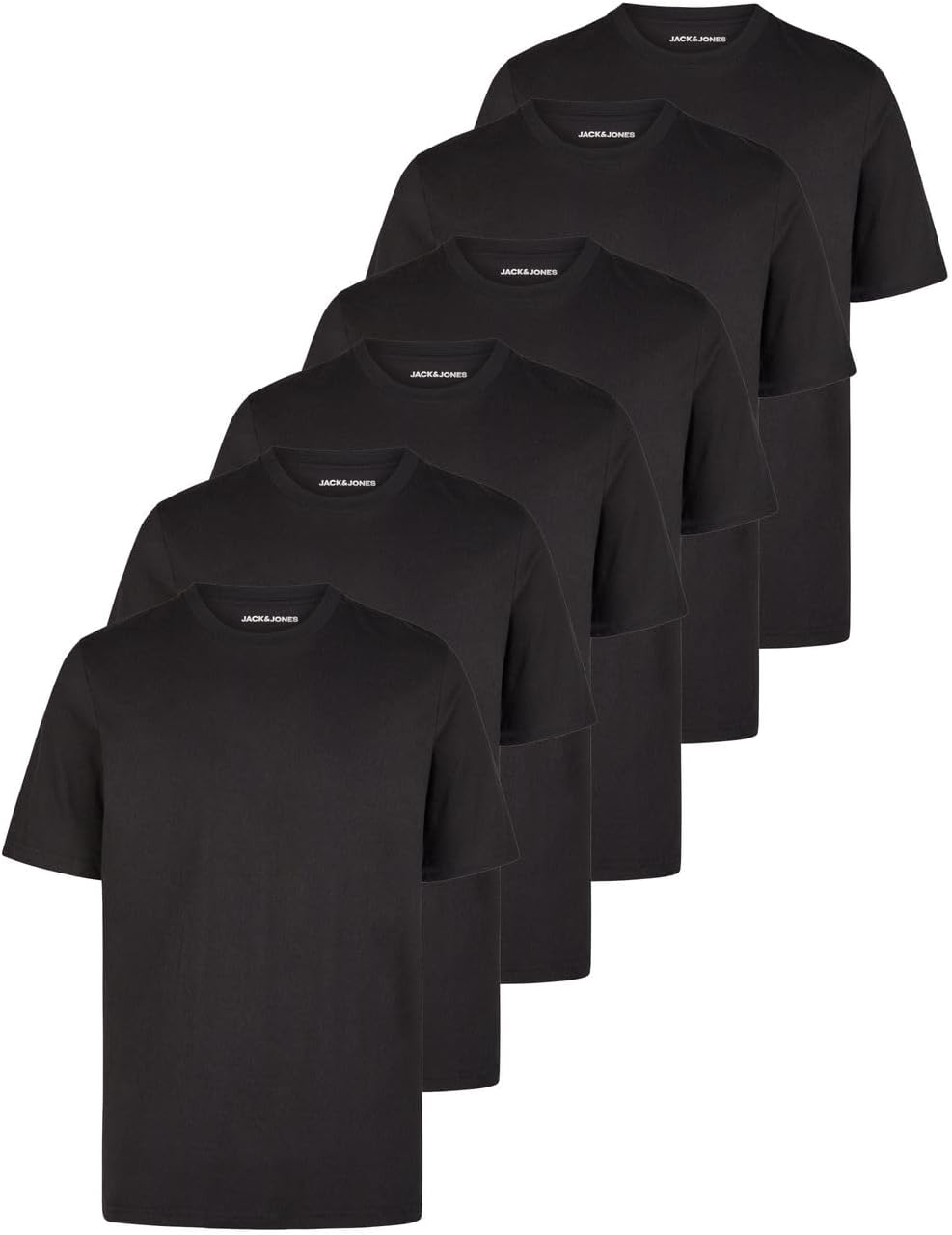 Detalle de JACK & JONES Maglietta basic confezione da 6