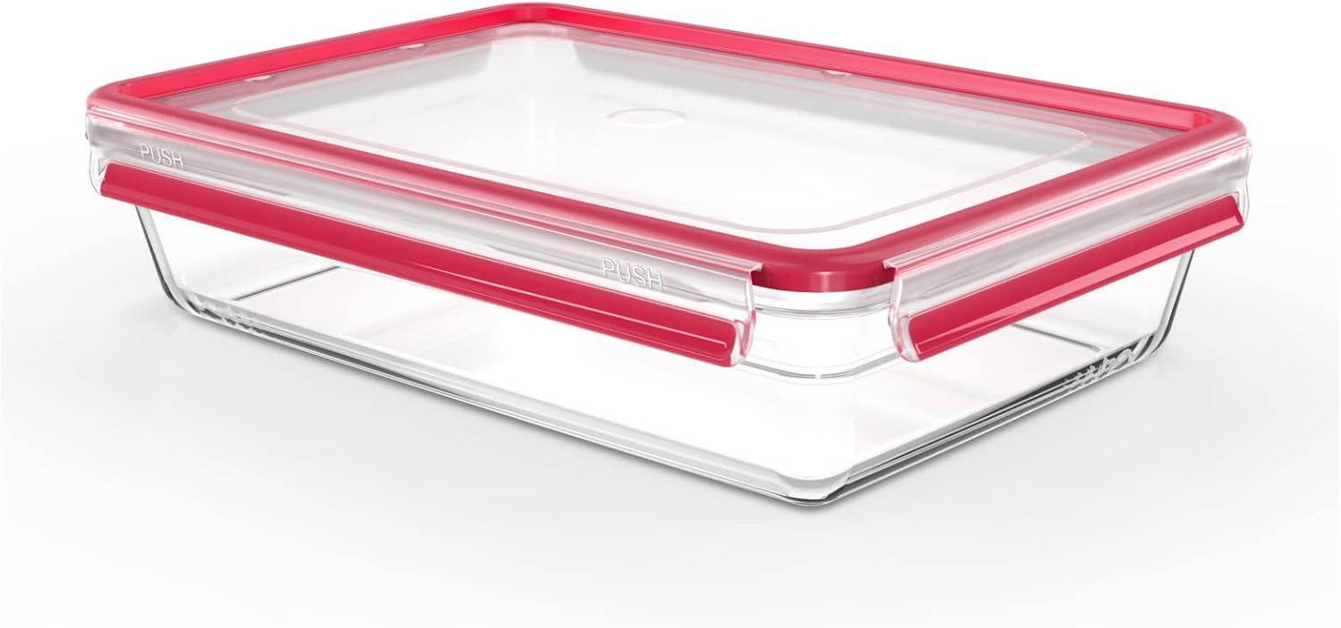 Thumbnail 6 de EMSA Clip & Close Glas Frischhaltedosen-Set rund 0,6 L – 100% dicht, spülmaschinenfest und backofenfest