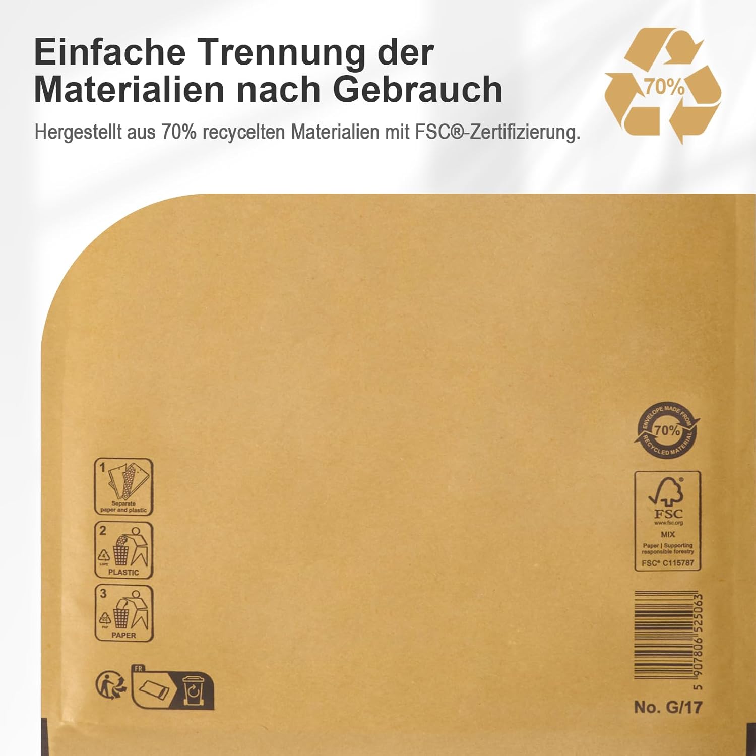 Thumbnail 2 de Switory G7 (250 x 350 mm) Luftpolsterumschläge 25 Stück 📦