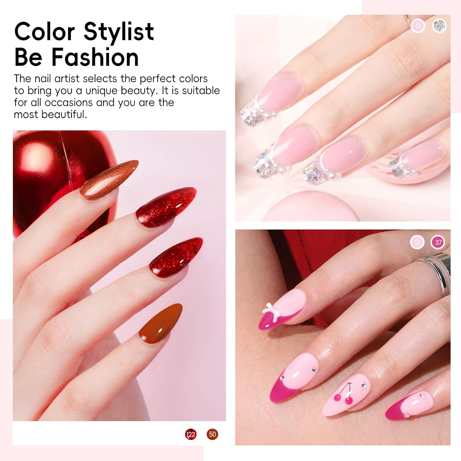 Thumbnail 2 de COSCELIA 40pcs Gel Nail Polish Set 💅