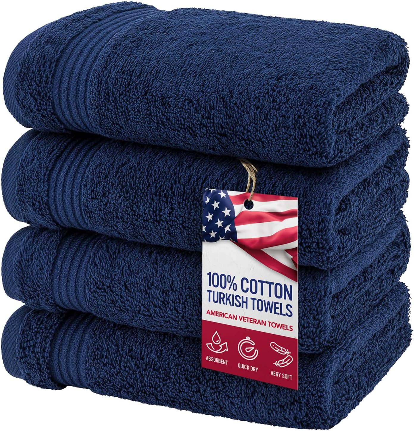 Detalle de American Veteran Towel Set of 4 ⚙