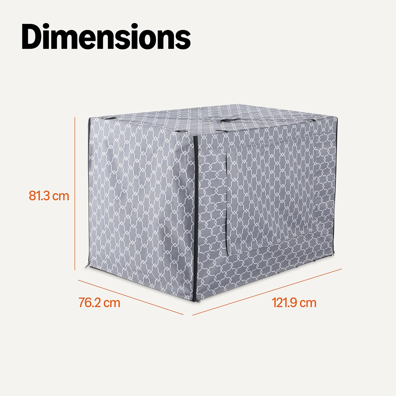 Detalle de Housses de cage pour chien Amazon Basics, 121,9 cm – intimité et confort durable