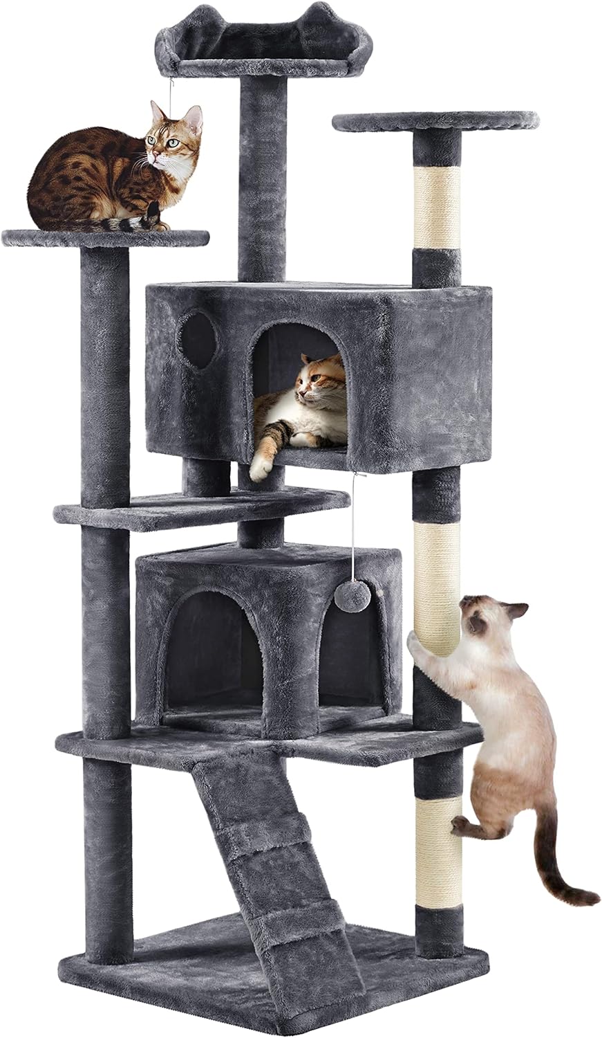Detalle de Yaheetech Cat Tree, 70-Inch