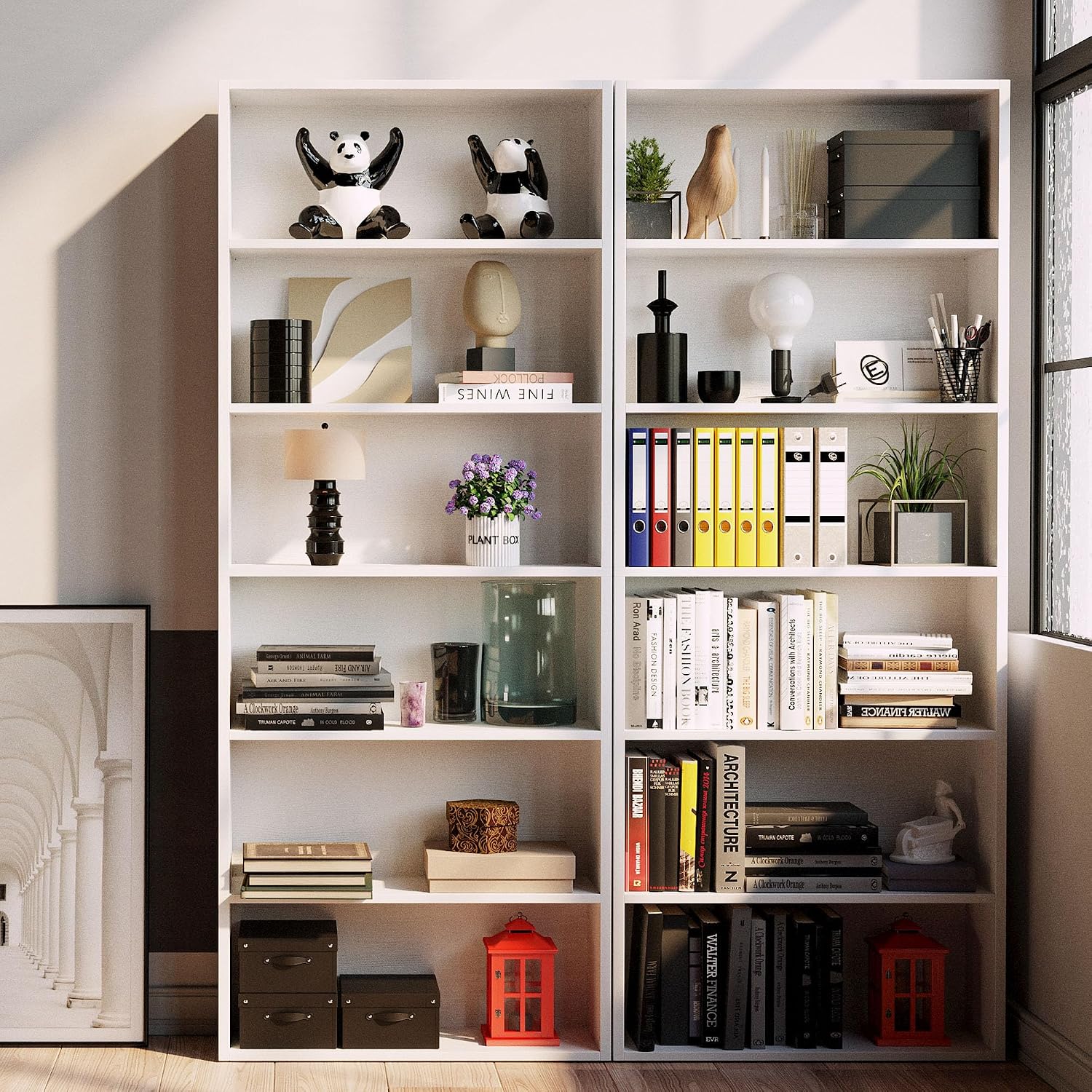 Detalle 2 de IRONCK Bookcase, 6-Tier